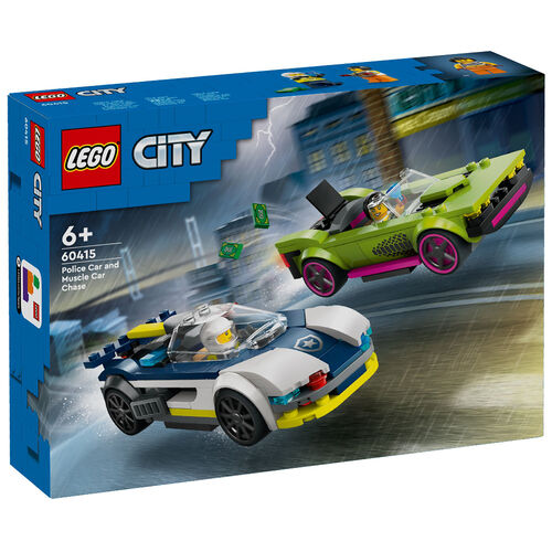 LEGO CITY - COCHE DE POLICA Y POTENTE DEPORTIVO