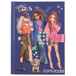 TOP MODEL - DIARIO CON CÓDIGO SECRETO CITY GIRLS