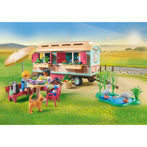 PLAYMOBIL COUNTRY - CAF TREN CON HUERTO