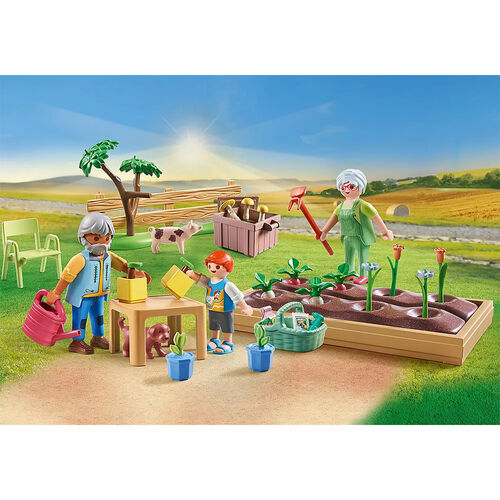 PLAYMOBIL COUNTRY- HUERTO CON ABUELOS