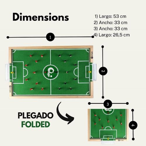 PLAKKS - JUEGO DE FTBOL DE MESA