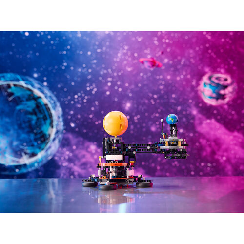 LEGO TECHNIC - PLANETA TIERRA Y LUNA EN RBITA