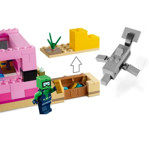 LEGO MINECRAFT - LA CASA-AJOLOTE