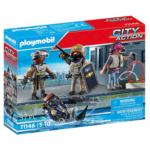 PLAYMOBIL - SET DE FIGURAS DE FUERZAS ESPECIALES