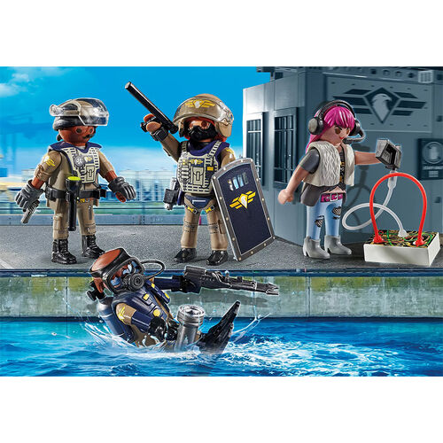 PLAYMOBIL - SET DE FIGURAS DE FUERZAS ESPECIALES