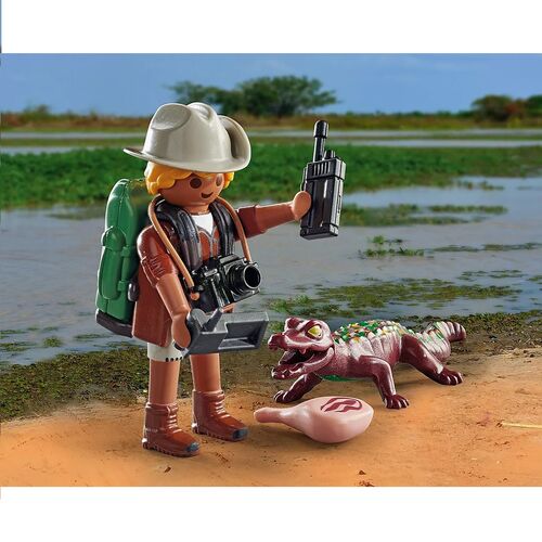 PLAYMOBIL - INVESTIGADOR CON CAIMN