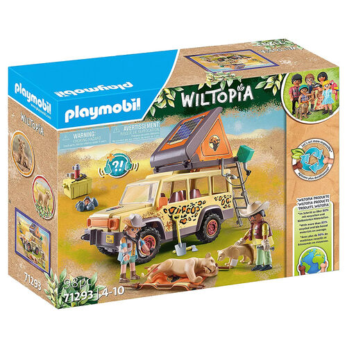 PLAYMOBIL WILTOPIA - VEHCULO TODOTERRENO CON LEONES