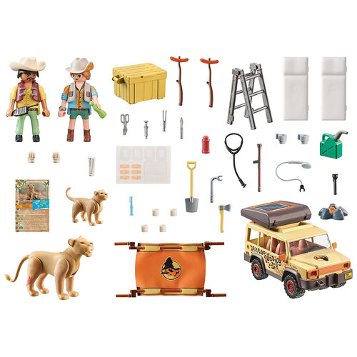 PLAYMOBIL WILTOPIA - VEHCULO TODOTERRENO CON LEONES