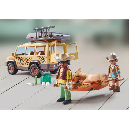 PLAYMOBIL WILTOPIA - VEHCULO TODOTERRENO CON LEONES