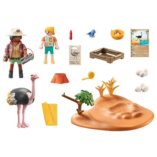 PLAYMOBIL WILTOPIA - CUIDADORES DE AVESTRUCES