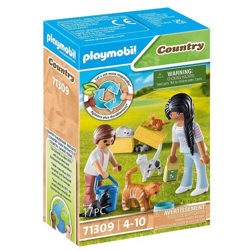 PLAYMOBIL - FAMILIA DE GATOS