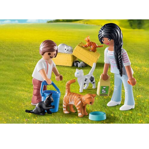 PLAYMOBIL - FAMILIA DE GATOS