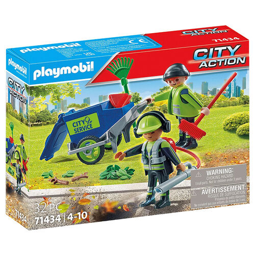 PLAYMOBIL EQUIPO DE LIMPIEZA URBANA