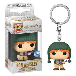 FUNKO POCKET POP! KEYCHAIN (LLAVERO) HARRY POTTER HOLIDAY - RON WEASLEY