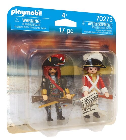 PLAYMOBIL - DUO PACK PIRATA Y SOLDADO