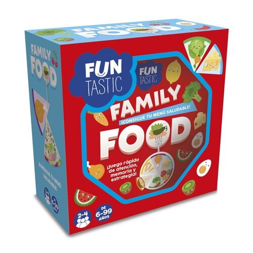 IMAGILAND - JUEGO DE CARTAS FAMILY FOOD (CAJA METLICA) CON CAJA