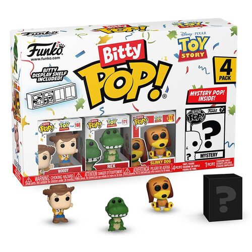 FUNKO BITTY POP! TOY STORY - WOODY, REX, SLINKY Y ?