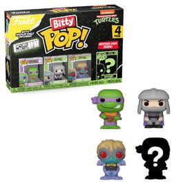 FUNKO BITTY POP! LAS TORTUGAS NINJA - DONATELLO, SHREDDER, BAXTER STOCKMAN & ¿?