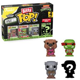 FUNKO POP! LAS TORTUGAS NINJA - RAPHAEL, SPLINTER, ROCKSTEADY Y ¿?