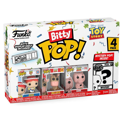 FUNKO BITTY POP! TOY STORY - JESSIE, PERDIGN, HAMM Y ?