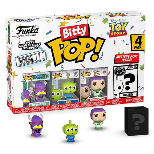 FUNKO BITTY POP! TOY STORY - ZURG, ALIEN, BUZZ LIGHTYEAR Y ?