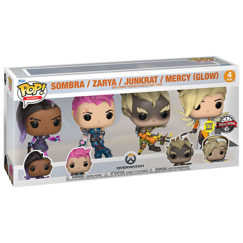 FUNKO POP! OVERWATCH - PACK DE 4 (GW) EXCLUSIVO