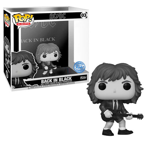 FUNKO POP! ALBUMS: AC/DC - BLACK IN BLACK (BLANCO Y NEGRO) EXCLUSIVO