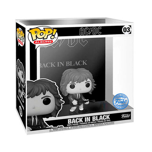 FUNKO POP! ALBUMS: AC/DC - BLACK IN BLACK (BLANCO Y NEGRO) EXCLUSIVO