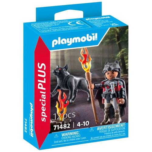 PLAYMOBIL - GUERRERO CON LOBO