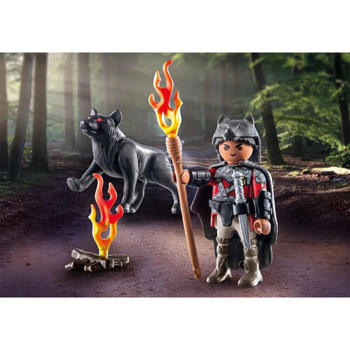 PLAYMOBIL - GUERRERO CON LOBO