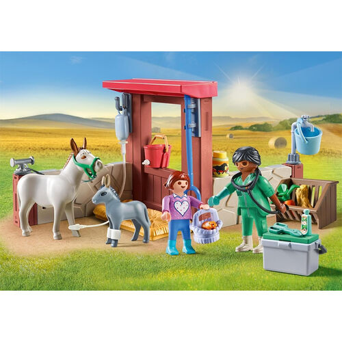 PLAYMOBIL - VETERINARIA DE GRANJA