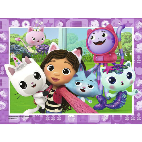 RAVENSBURGER 4 PUZLES PROGRESIVOS DE LA CASA DE MUÑECAS DE GABBY 12/16/20/24 PIEZAS