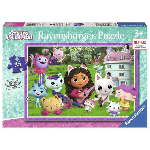 RAVENSBURGER PUZLE DE LA CASA DE MUECAS DE GABBY 35 PIEZAS