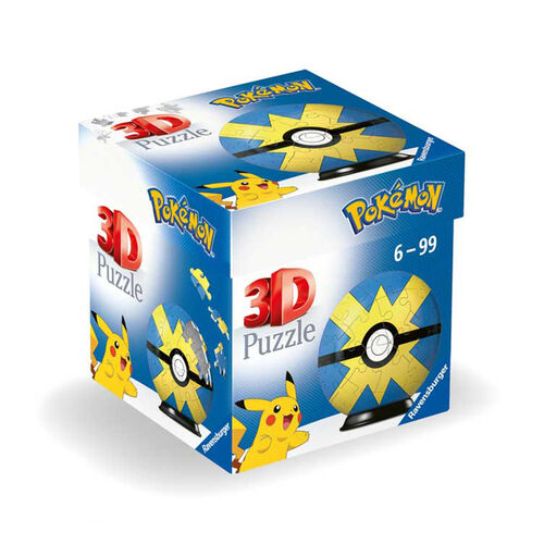 RAVENSBURGER PUZLE 3D POKEMON QUICK BALL 54 PIEZAS