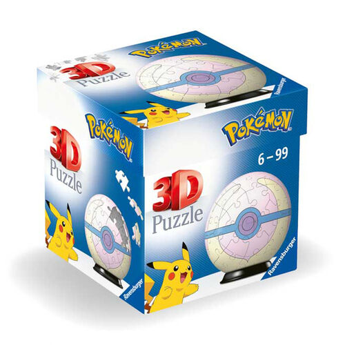 RAVENSBURGER PUZLE 3D POKEMON HEAL BALL 54 PIEZAS