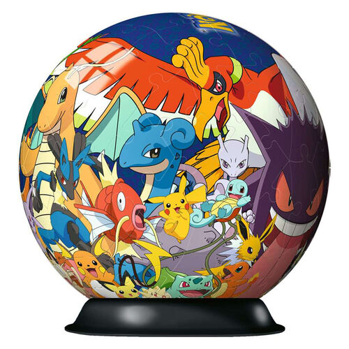 RAVENSBURGER PUZLE 3D POKEMON POKEBALL 72 PIEZAS