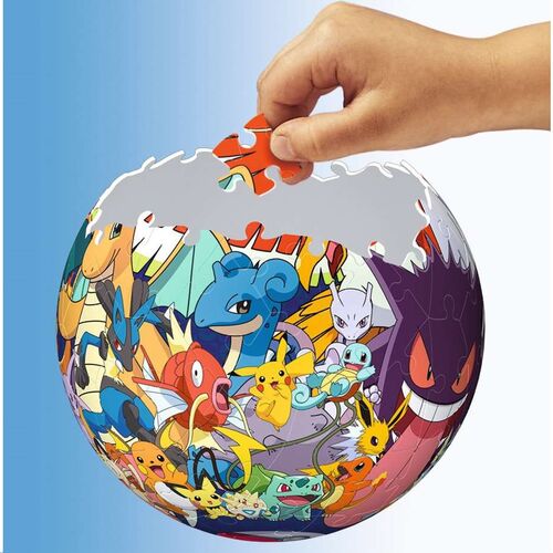 RAVENSBURGER PUZLE 3D POKEMON POKEBALL 72 PIEZAS