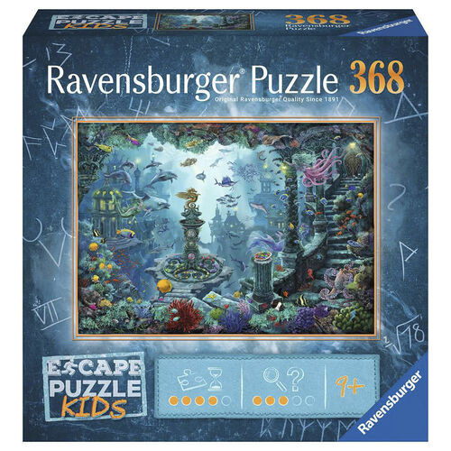 RAVENSBURGER ESCAPE PUZZLE KIDS - EN EL REINO SUBMARINO 368 PIEZAS