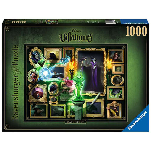 RAVENSBURGER PUZLE VILLANOS DE DISNEY - MALFICA 1000 PIEZAS