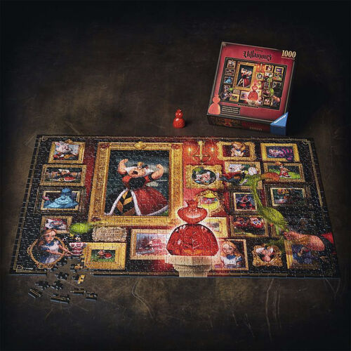 RAVENSBURGER PUZLE VILLANOS DE DISNEY - REINA DE CORAZONES 1000 PIEZAS