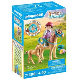 PLAYMOBIL - NIÑA CON PONI Y POTRO