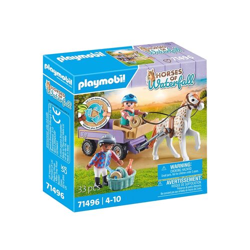 PLAYMOBIL - CARRUAJE CON PONI