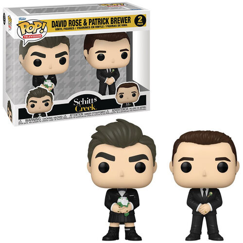 FUNKO POP! SCHITTS CREEK S2 - PACK DE 2: DAVID ROSE Y PATRICK BREWER