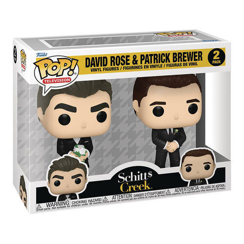 FUNKO POP! SCHITTS CREEK S2 - PACK DE 2: DAVID ROSE Y PATRICK BREWER