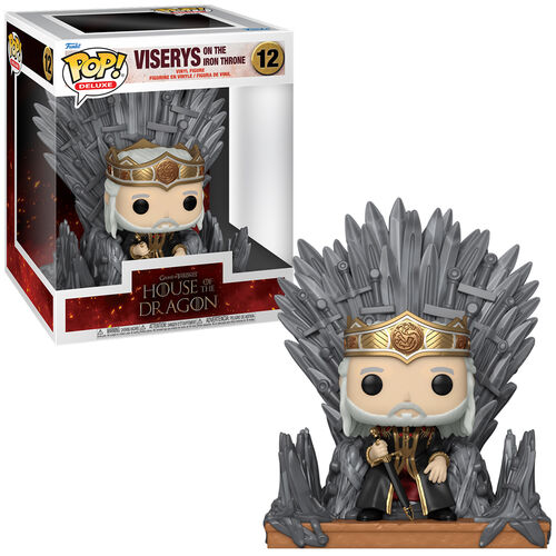 FUNKO POP! DELUXE LA CASA DEL DRAGN S2 - VISERYS EN EL TRONO