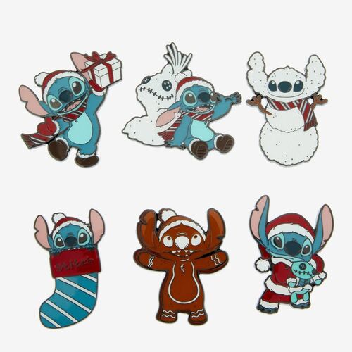 FUNKO LOUNGEFLY - PIN SORPRESA: STITCH EN NAVIDAD