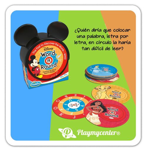 THINKFUN - JUEGO DE CARTAS LETRA A LETRA DISNEY