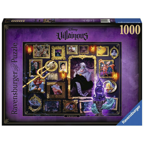 RAVENSBURGER PUZLE VILLANOS DE DISNEY - RSULA 1000 PIEZAS