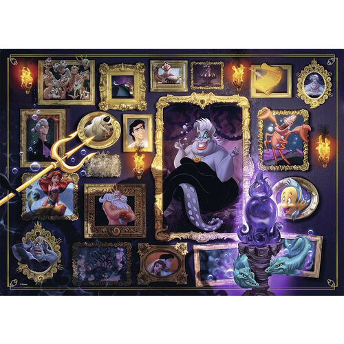 RAVENSBURGER PUZLE VILLANOS DE DISNEY - RSULA 1000 PIEZAS