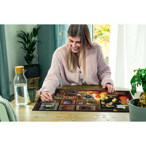 RAVENSBURGER PUZLE VILLANOS DE DISNEY - SCAR 1000 PIEZAS